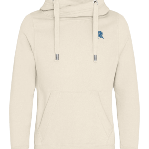 Cross Neck Hoodie - Vanilla Milkshake
