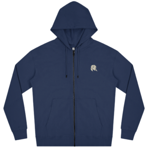 Zip-up Hoodie - French Navy