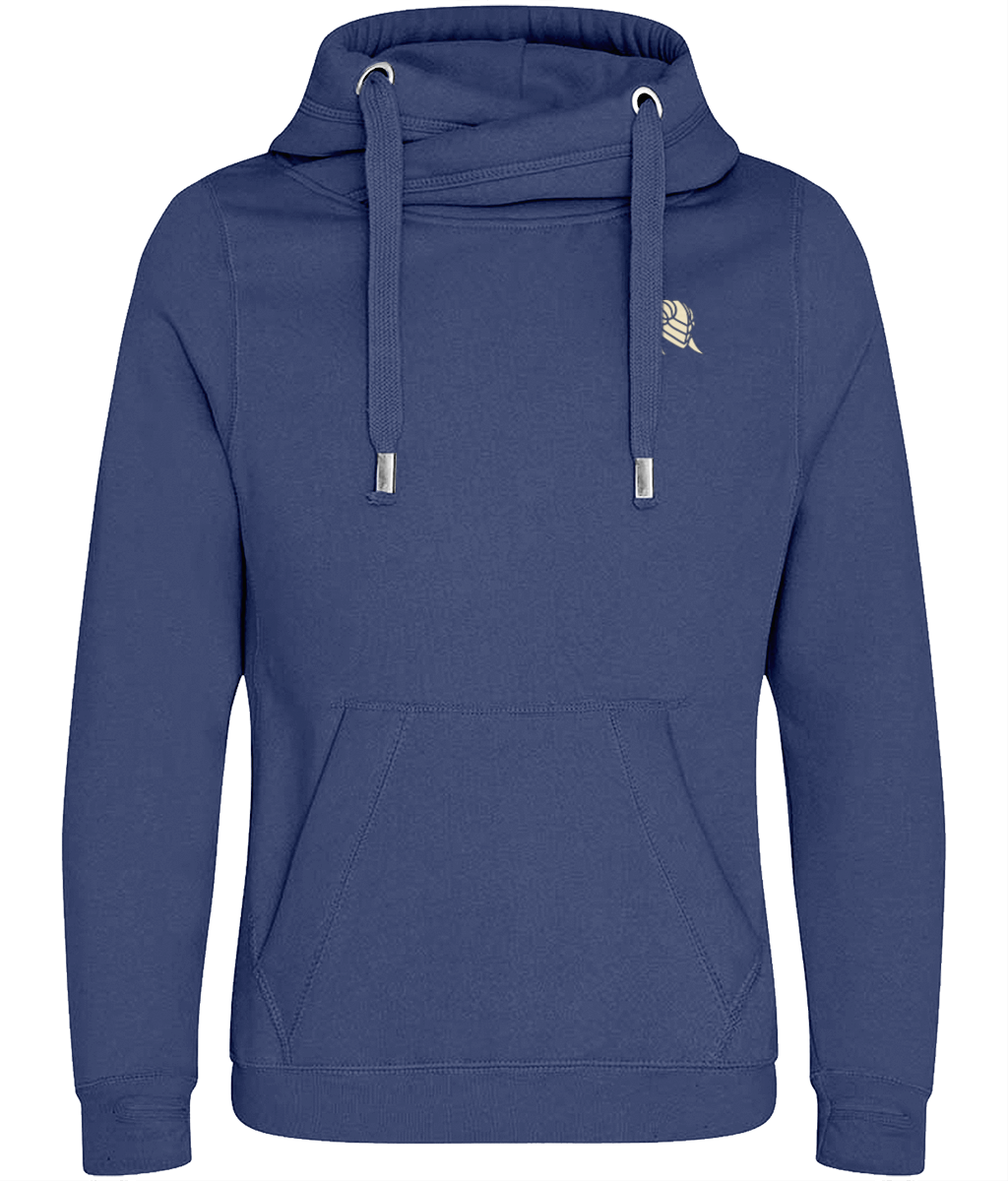 Cross Neck Hoodie - Moon Pool