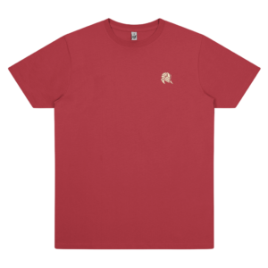 Organic Cotton Tee - Cherry Red